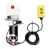 Bomba hidráulica Bomba hidráulica de 1,58 cuartos de galón, 12 V CC, for remolque basculante. Unidad de potencia hidráulica de simple efecto, 18 MPa, 1,1 cc/r.