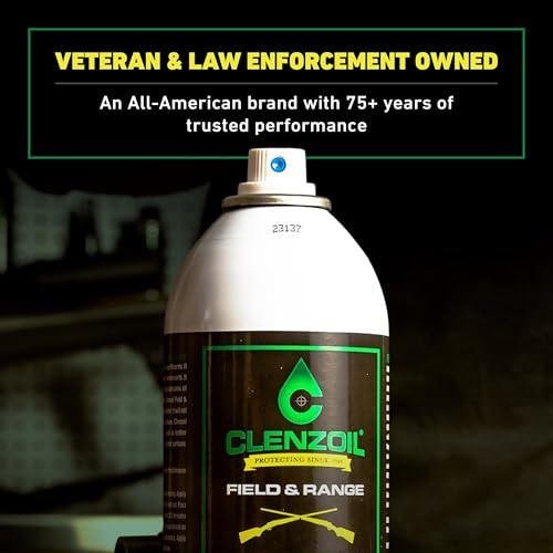 Image of CLENZOIL Field & Range Aerosol - CLP Gun Lubricant - Premium Firearm Maintenance - Rust Preventative - 6 oz Aerosol Spray