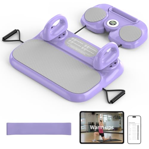 Foldable Pilates Reformer Board w/ 3-Month Course for Beginners