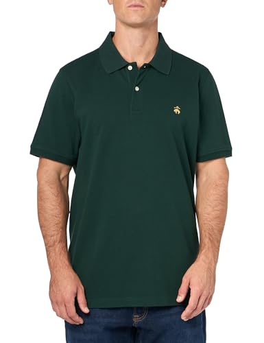 Brooks Brothers Men's Short Sleeve Cotton Pique Stretch Logo Polo
