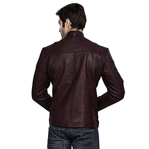 Image of Mens Delighted Tough Genuine Lambskin Leather Jacket, Biker Jacket