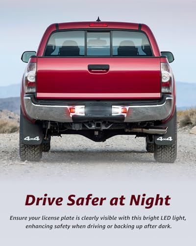 Image of LED License Plate Light Compatible with 2005-2015 Toyota Tacoma,