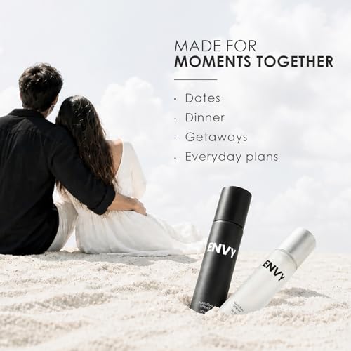 Image of ENVY Natural Spary Perfume Gift Pack For Women & Men - 30ML Each | Eau de Parfum | Long Lasting Luxury Scent Perfume Fragrance