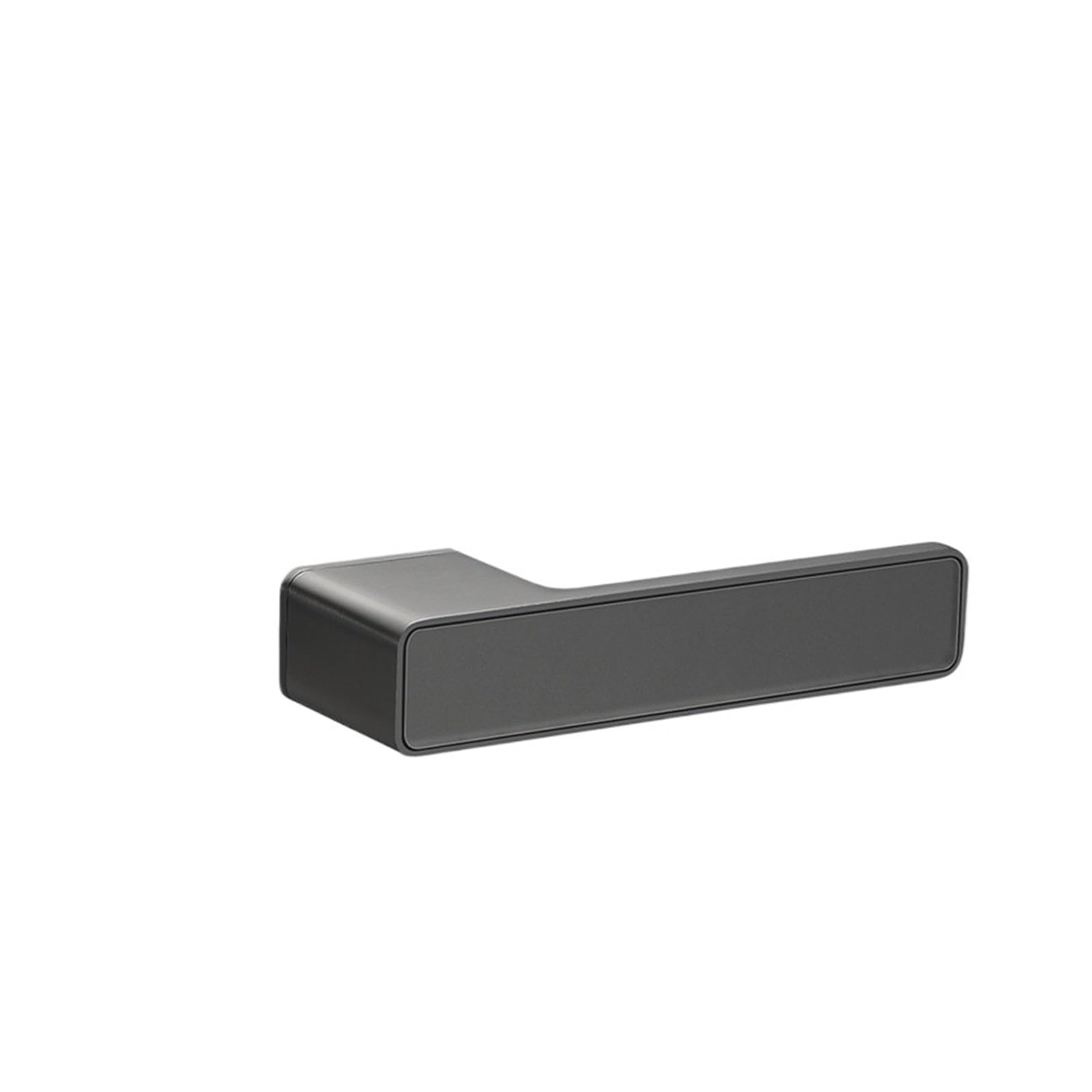 NYRXRYTCA Minimalist Magnetic Ecological Door Lock Indoor Silent Lock Home Bedroom Living Room Invisible Door Lock zinc Alloy Wooden Door Handle(Square handle Grey2)