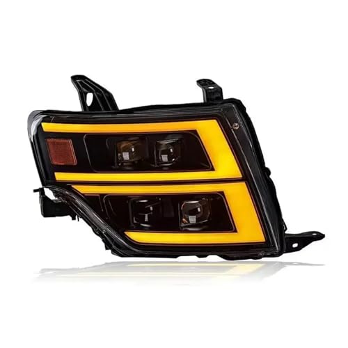 Faros delanteros Mitsubishi Pajero V97 V93 2006-2021 luces circulación diurna 4