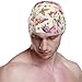 susiyo Colored Butterfly Mens Swim Caps Polyester Swimming Hat for Adult and Youth