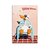 MarXan Sitting Ducks Decorate Collection Posters Modern Canvas Painting Wall Art for Living Room Bedroom Bathroom Office Home Decor Unframe-style16x24inch(40x60cm) Unframe-style