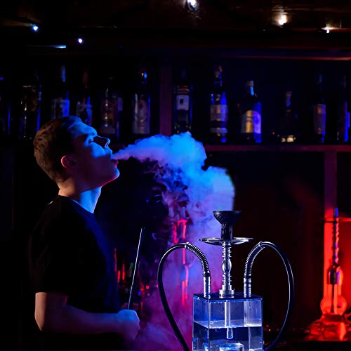 Wasserpfeifen-Set, 2 Silikonschläuche, große Kapazität, Würfel-Komplett-Set für besseres Shisha, Narguile Rauchen… – Bild 7