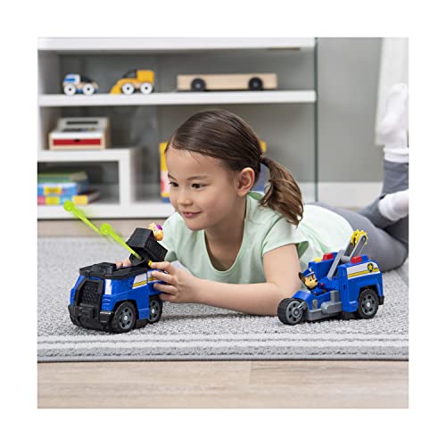 Paw Patrol, Chase Split-Second 2-In-1 Transforming Police Cruiser Vehicle With 2 Collectible Figures #TOP4