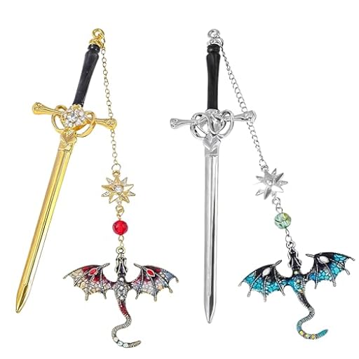 2 marcapáginas de espada dragón, marcadores de metal, marcadores de espada de dragón personalizados con nombre completo para cumpleaños, regalo único para mujeres y hombres amantes de los libros | Ya disponible en tu tienda friki favorita! En mundofriki.es!