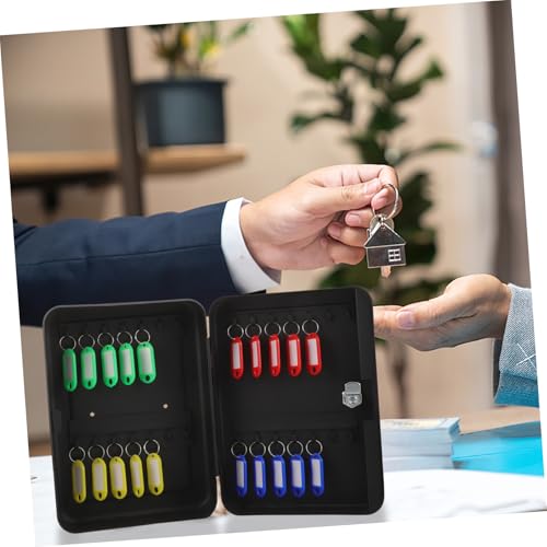 Caja para llaves de pared contra pérdidas: organizador de hierro de gran capacidad 6