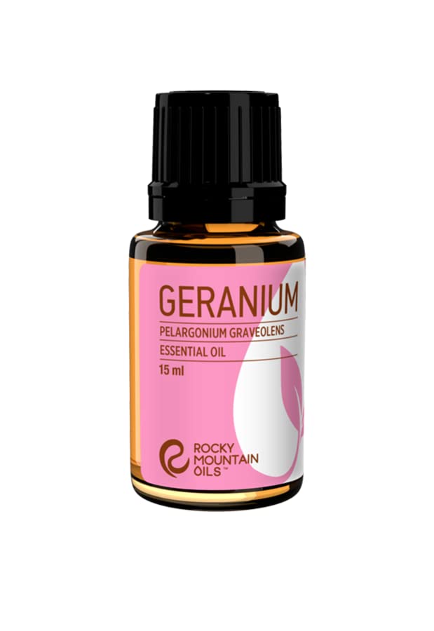 Aceite esencial de geranio Rocky Mountain Oils 100% puro miniatura 1