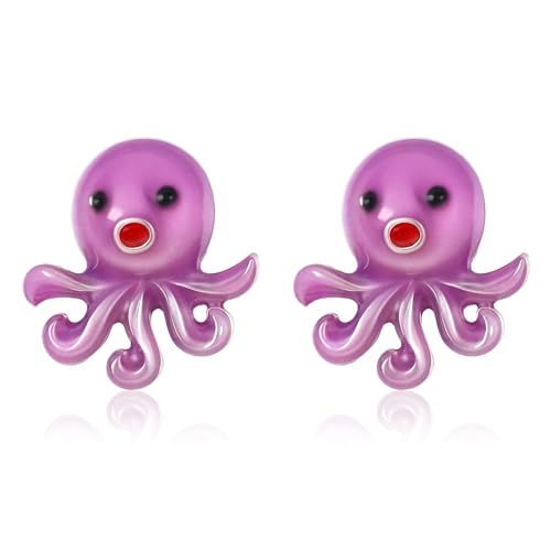Pendientes de Plata 925 con Piedra Lunar y Diseño de Dragón Elegante