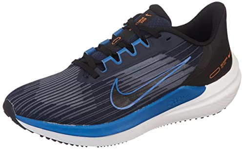 Nike Obsidian Dark Marina Blue Black 9 Wide Running Shoes by Nike