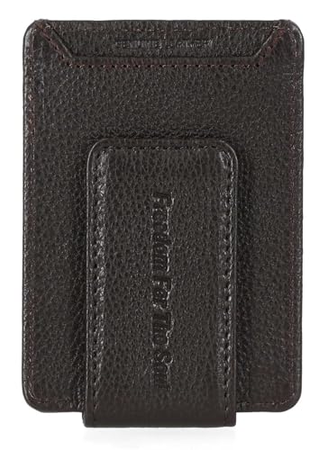 Harley-Davidson Men's Bar & Shield Front Pocket Leather Money Clip – Brown2
