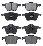 EXPPOWER Replacement For Front and Rear Ceramic Brake Pads Kit 2003-2014 Volvo XC90