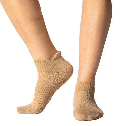 Image of Viasox Ankle Compression Socks for Women & Men, 14 mmHg Support Improves Circulation, Extra Cushioned