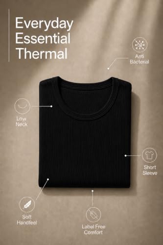 Image of Van Heusen Men's Anti-Bacterial Short Sleeve Soft Comfort Thermal Top