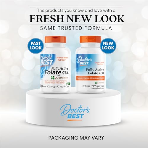 Doctor's BEST Folate Supplement 400 mcg