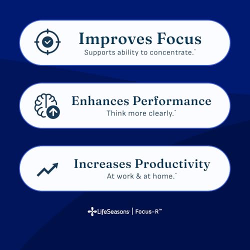 LifeSeasons Focus-R Cognitive Support Capsules