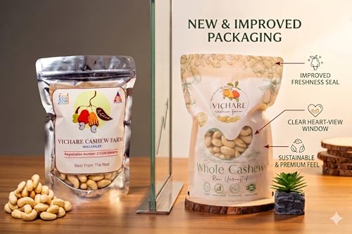 Image of Vichare Cashew Farm 500g NP | Best from the Rest | Crunchy | Juicy | Eat Repeat