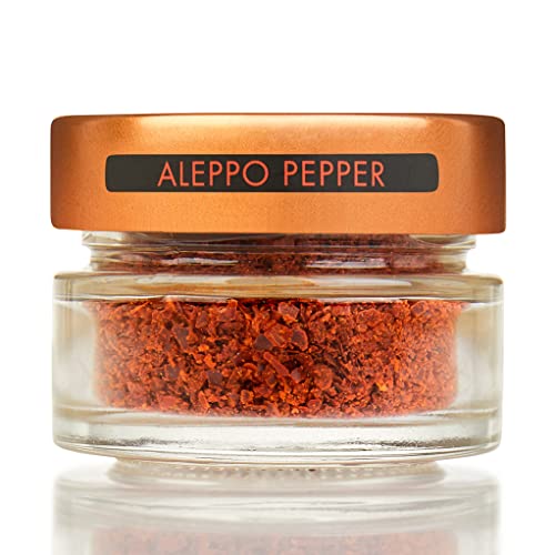 Aleppo Pepper Chilli (Flakes), 18g - Premium Chillis by ZEST & ZING. Fresher, Convenient, Stackable Spice Jars.
