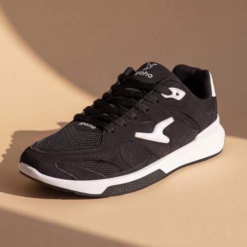 Image of YOHO Men's Sneakers Flo & Blazer | Stylish & Comfortable | Low Top, Lace Up Casual Shoes for Man /Gents