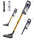 VACTechPro 32KPa/680W/6M Staubsauger, Staubsauger mit Kabel Con 800ML Pattumiera, Stielstaubsauger mit Kabel Con Design a Doppia Maniglia, Vacuum Cleaner per Pavimenti Duri, ORO