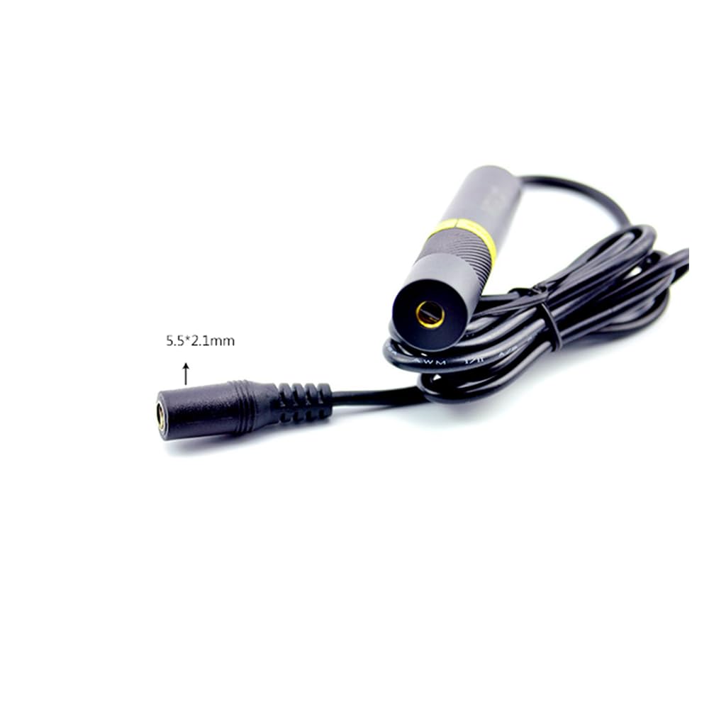 405nm Violet/Bleu Diode Laser 200mW 5V Réglable Laser Croisé Module W/16x88mm