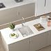 MENSARJOR 17'' x 19'' Single Bowl Kitchen Sink 16 Gauge Undermount Stainless Steel Kitchen Sink, Bar or Prep Kitchen sink (17" x 19" x 9")