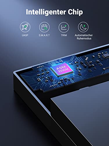 UGREEN USB 3.0 Festplattengehäuse für 3,5 Zoll Festplatten