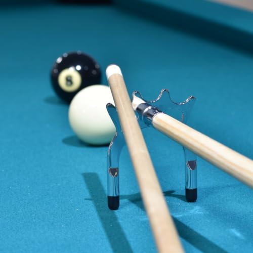 Winsport Brückenqueue Set inkl. Chrom-Aufsatz hoch oder flach, 145 cm für Billardtische und Snooker, Cue Verlängerung,...