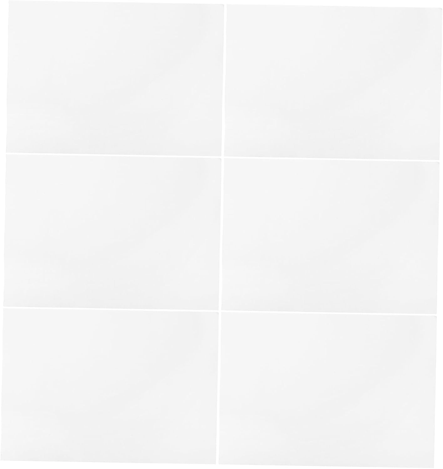 OHPHCALL 6pcs Water Soluble Embroidery Stabilizer Portable Sticky Backing for Sewing Easy to Use Tear- for Clothing Craft Projects