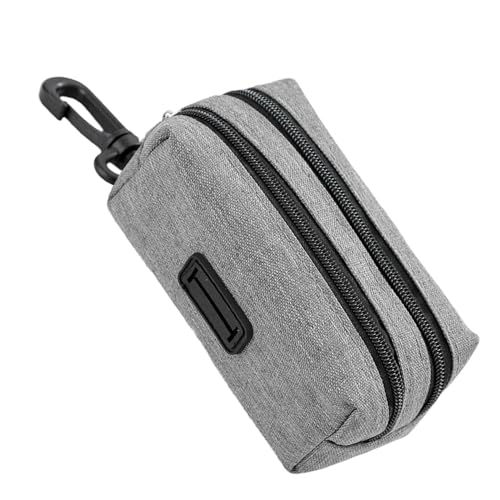 Pet Waste Bag Holder, Durable Oxford Fabric Pouch, Dog Training Dispenser Treat Storage Organizer Lightweight Clip on Carrier fo