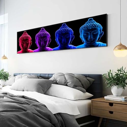 Peinture abstraite pour transformer un grand mur blanc sans effort
