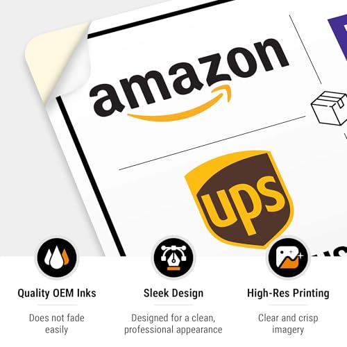 Image of Custom Package Delivery Sign, Delivery Instructions, 10x7 Inches, 4 Mil Vinyl Decal Stickers Weather Resistant, Made in USA by Sigo Signs