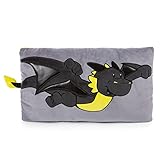 NICI Kuschelkissen Drache Dragor– Flauschiges Kuscheltierkissen Drache für Mädchen, Jungen & Babys – Rechteckiges Stofftierkissen, 43 x 25cm