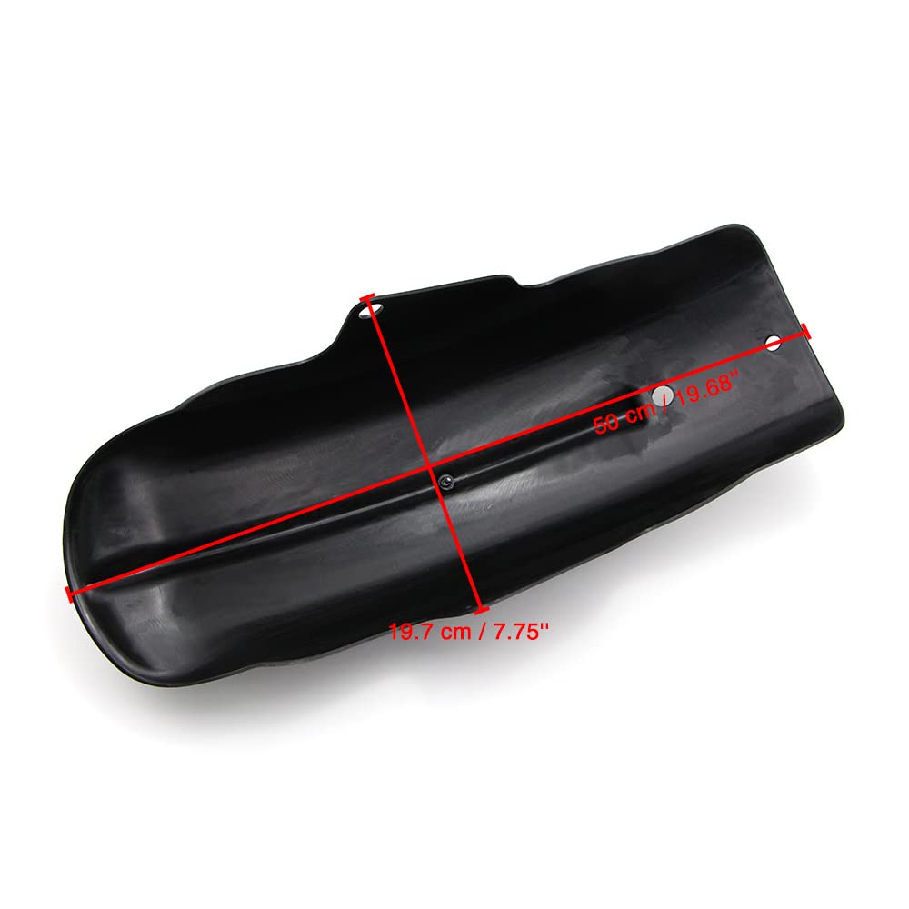 Dreamseek Motorcycle Rear Fender Mudguard for Harley Sportster 883 1200 XL 1994-2003 Solo Seat Bobber Chopper Cafe Racer Mud Flap Splash Guard Wheel Cover