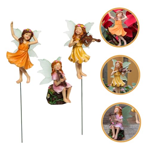Figurines de fée lumineuses phosphorescentes pour bonsaï - 5