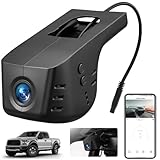 Front 4K Dash Cam for Ford F150 & F250 2021-2025 Limited XLT XL Raptor,Easy Installation,OEM Style in-Dash WiFi & APP, Loop Recording, G-Sensor, 24H Parking Monitor