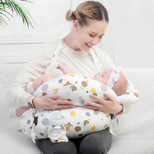GUOMIS Stillkissen klein,Nursing Pillow,Memory Foam Stillkissen, Abnehmbarer Kissenbezug, ergonomisches Design, für alle geeignet (3 Stück)