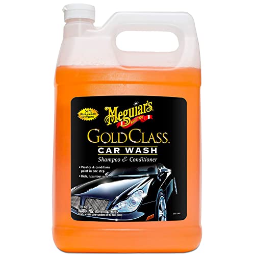 Meguiar’s Gold Class Car Wash, Car Wash Foam for Car Cleaning – 1 Gallon Container