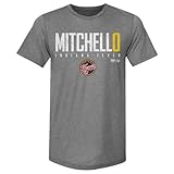 500 LEVEL Kelsey Mitchell Indiana Fever Men's Premium T-Shirt - Kelsey Mitchell Indiana Fever Elite WHT (Tri Gray, Medium)
