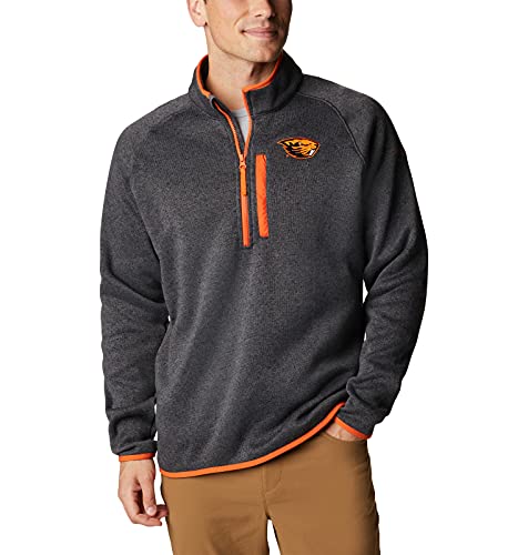 Image of Columbia NCAA mens Collegiate Canyon Point Sweater Fleece Half Zip