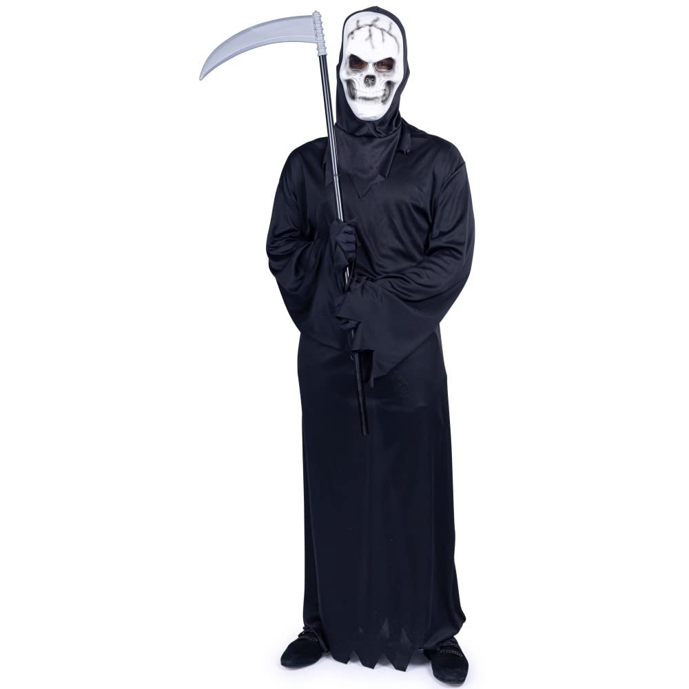 Dress Up America Halloween Reaper Costume Set For Men - Great For Role-Play & Fun