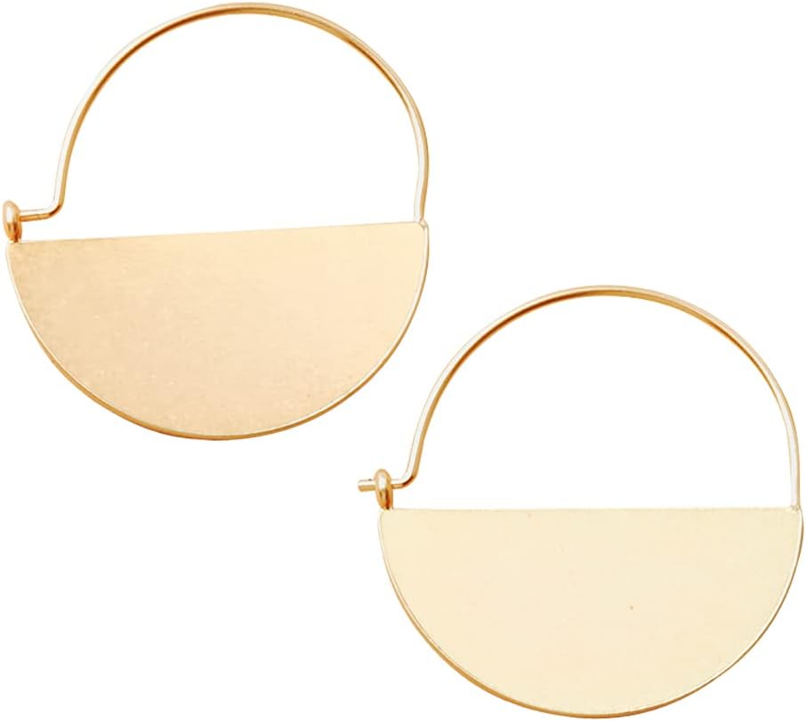 Scout Curated Wears - Refined Earring Collection - Lunar Hoop/Gold Vermeil