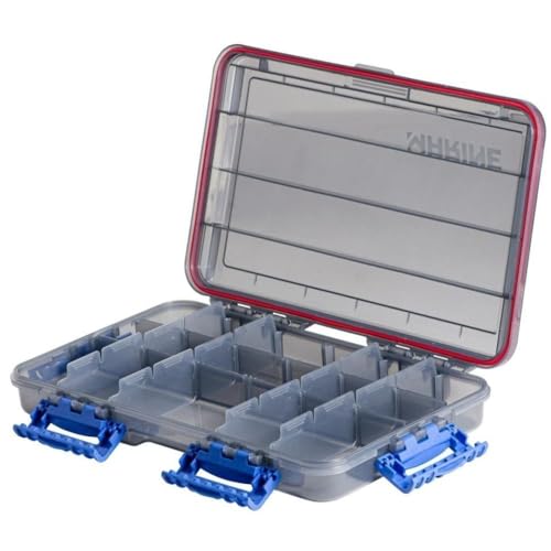 Caixa de Pesca Estanque Trackle Box Marine Estojo de Pesca Resistente a Água MWR355 (355x220x55mm)