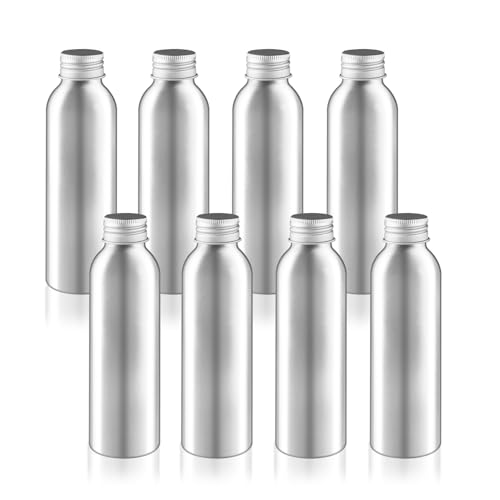 Mirrline 150ml Aluminum Bottles, 8-Pack