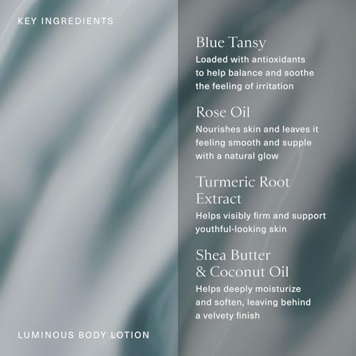 Oak Essentials Luminous Body Lotion | Hydrating Blue Tansy Body Lotion with Rose Oil, Turmeric, Shea Butter and Coconut Oil, 10.1 Fl Oz - Image 6