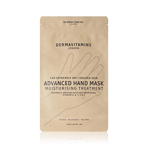Dermavitamins Advanced Hand Glove Mask (Moisturising Treatment) - Repair Extremely Dry Cracked Skin